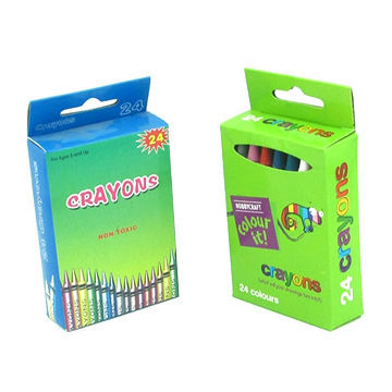 Crayons de couleur enfants dans divers coloris, ASTM/fr 71/labiad/REACH/ISO 9001: 2000