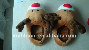 plush animal slipper