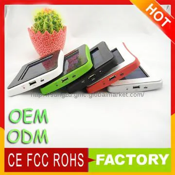 Newest window solar charger good quality 2500mah-5000mah custom made