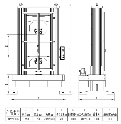 Corresponding Industries Universal Testing Machine