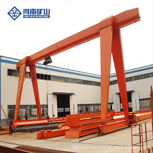 10Ton-20Ton Henan Mine Single Beam Gantry Crane with Electric Hoist
