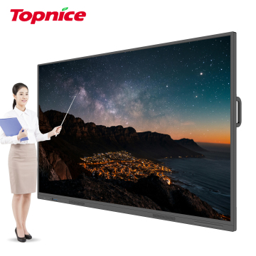 Topnice 65 Inch Interactive Pop Display Projection Smart Board for Conference Room and School