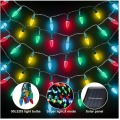 C6 C3 Luzes de Natal solares de morango