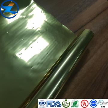 0.035mm salutan warna logam PVC