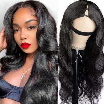 V Part Wig Human Hair Body Wave