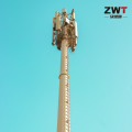 Estrutura monotubo durável para uso em telecomunicações