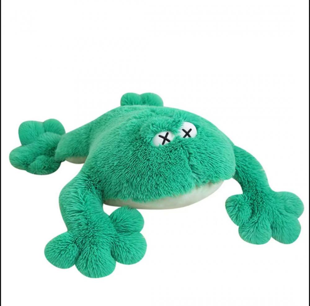 Big frog pillow cute kiss frog plush children