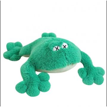 Almohada de rana grande lindo beso rana peluche niños