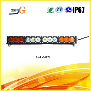 120w led light bar amber led light bar 120w Single row 12v led light bar