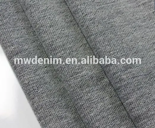 cotton fabric knit indigo rope dyeing knitted denim fabric
