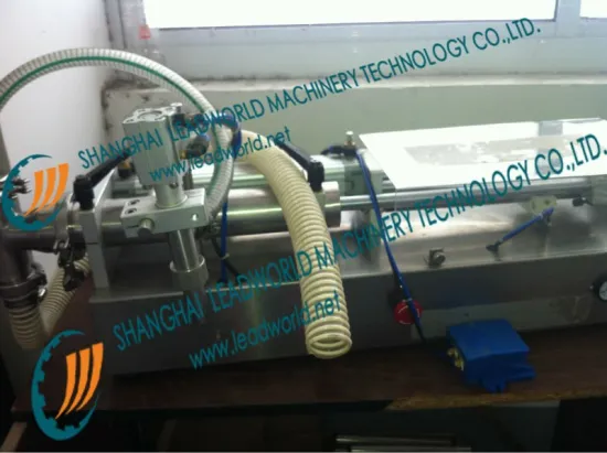 manual single head mango juice filling machine