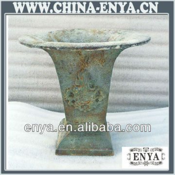 Antique Reproduction Vase, Outdoor Decorative Metal Vase