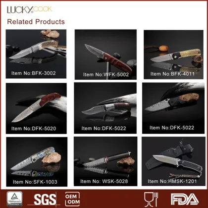 knives damascus gift camping  knife