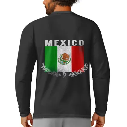 Custom Mexican Flag Print Winter Clothing & Sports Wear