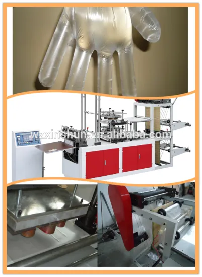 Full Automatic Double Layer Disposable Glove Making Machine