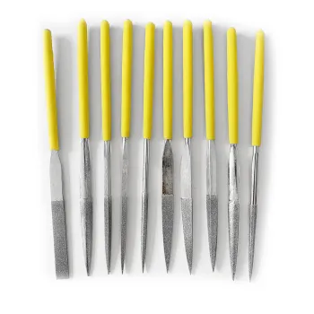 XUNDA 180mm Electroplated Diamond Needle File - Various Shapes