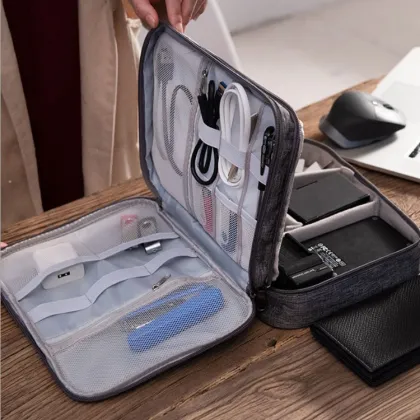 Digital Travel Cable Organizer Case Bag