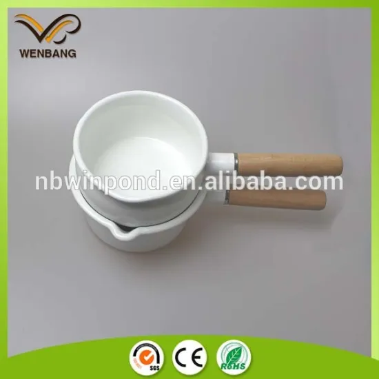 large capacity cooking sauce pan, promotional top sales enamel cooking pan