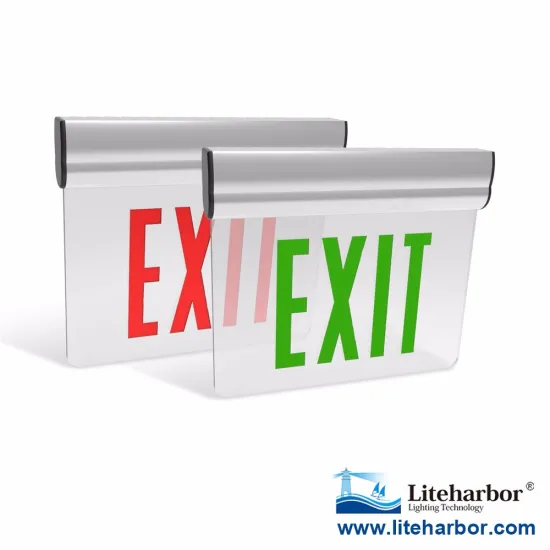 LED Building Exit Acrylic Light With Single face