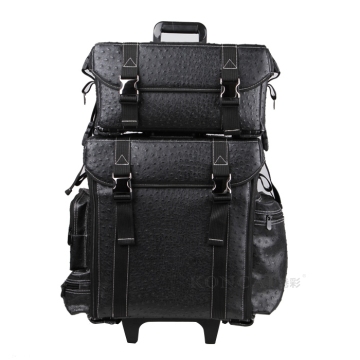 PU Leather Trolley 2 in 1 Beauty Hairdressing Case