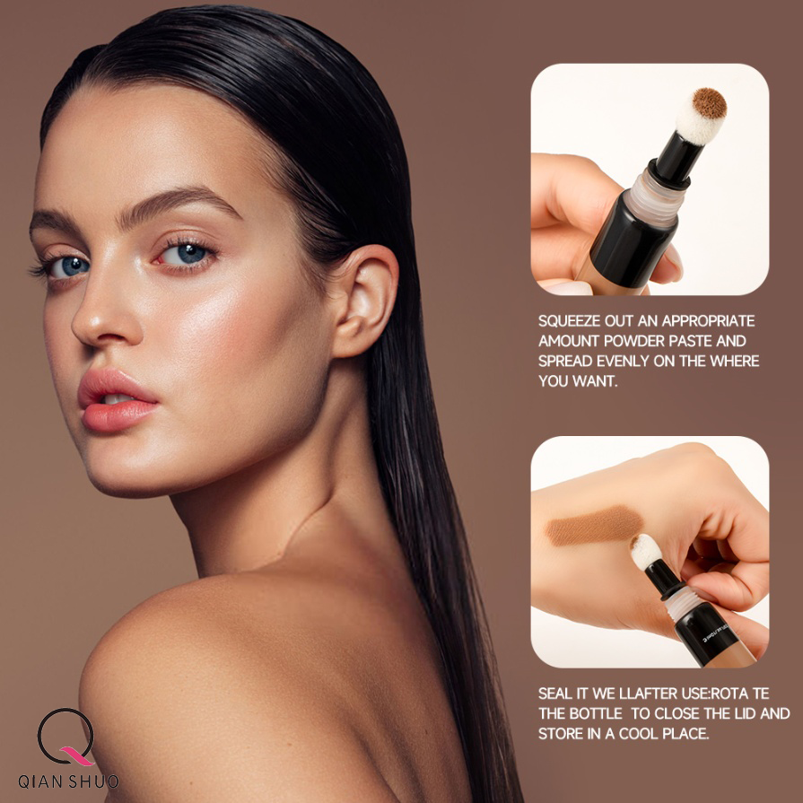 Cairan Alas Bedak Kulit Telanjang Alami