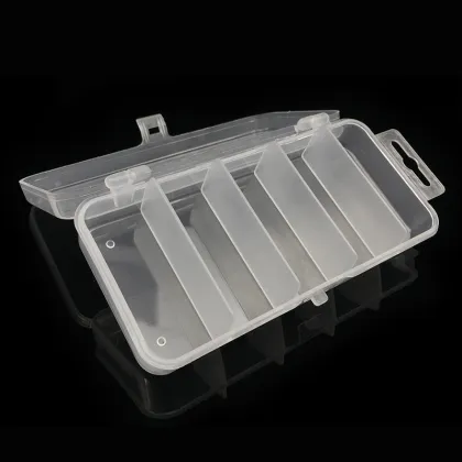 Transparent 13.3x6.2x2.5cm Fishing Gear Box - Jewelry Accessories Box