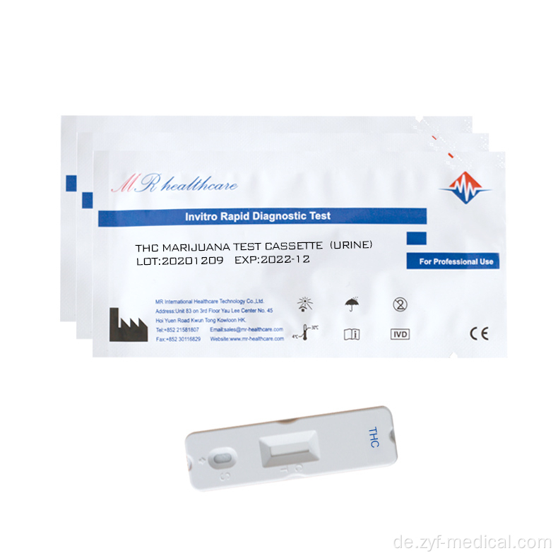 DOA Rapid Test Kit von MOP/MET/COC/THC