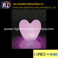 Перезаряжаемые освещенная Пластиковый LED сердце лампа