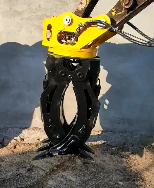 Title: "Automatic Grab Hydraulic Wood Grapple for Industrial Use