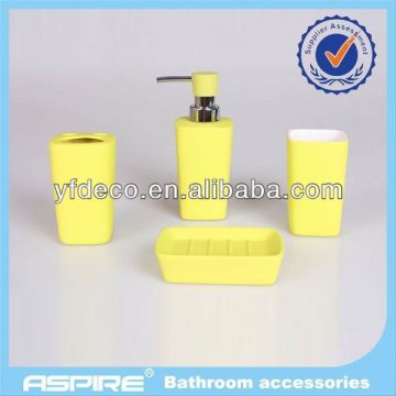 2014 new arrival ceramic bathroom set china red set