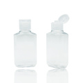 Bouteille ovale en plastique PET transparent de 2 oz 60 ml