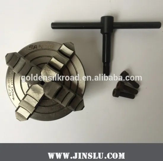 Manual Power and 4 Jaws lathe chuck K72-80