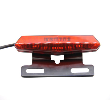 Waterproof IPX4 Red Tail Light LED for Electric Motorcycle Tricycle (48V/20mA & 36V/125mA)