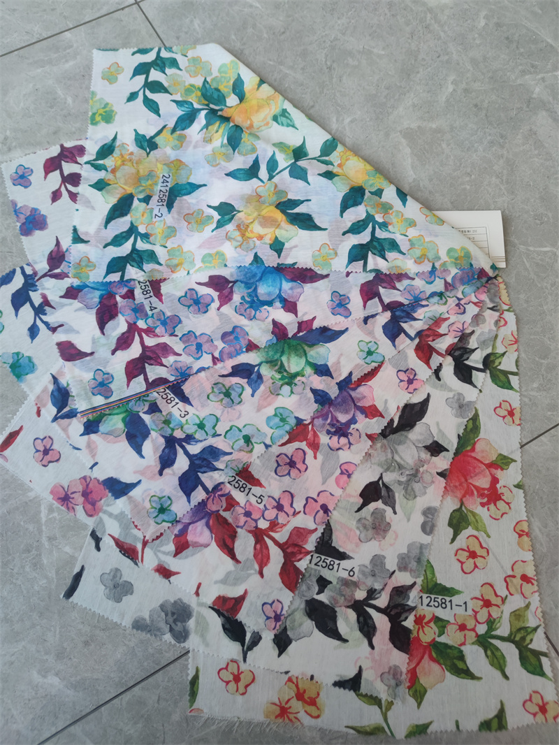 Chiffon Crepe Printed Digital Digital Printed Crepe Chiffon