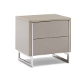 High Quality Modern Stainless Steel Night Table Simple Design High Quality Storage Bedside Table Manufactory