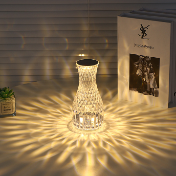 Modern Bedside Crystal Table Lamp for Living Room Luxury