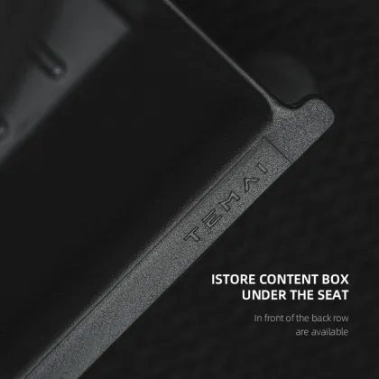 Tesla Model Y Co-pilot Seat Under Tray Storage Box