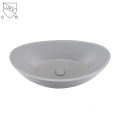 Modern Style Hotel and Restaurant Bathroom Vanities with Natural Concrete Counter Tops and Sinks