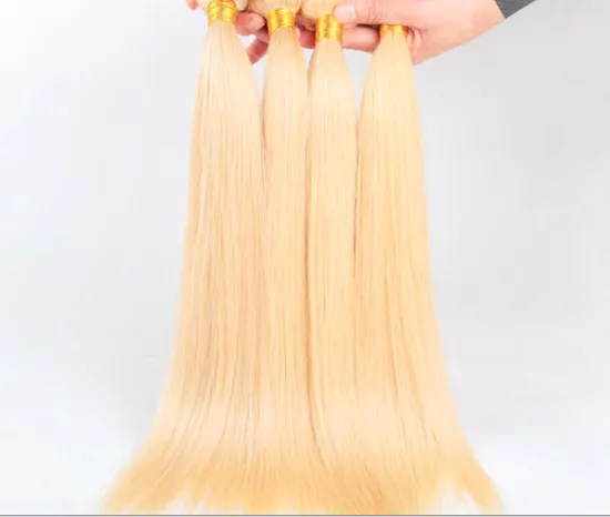 Grade 12A Raw Unprocessed Bone 40Inch Straight Raw 10A Mink Virgin Brazilian Black  Hair Bundles Blonde Straight 613 Virgin Hair