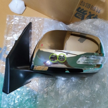 High Quality 06-13 FJ200 9 Wire Foldable Heated Indicator Plated Car Side Mirror for Toyota (2009-2012)