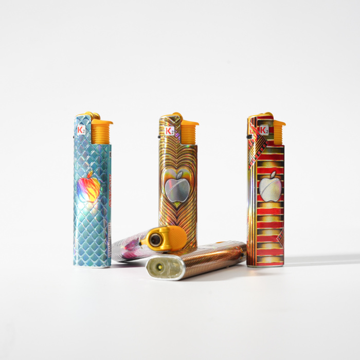 Лазер-металлизованный яблочный рисунок ветропроницаемый