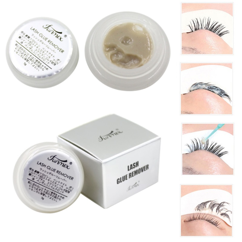 Hypoallergenic Grape Seed Oil Eyelash Glue Remover Cream Mink False Eyelash Lash Extension No Irritating Glue Remover TSLM2