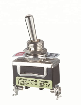 12mm TMAZTZ 15A 250V On-OF-ON-ON-OVE-OVE ORUP-IITE Koruma Slayt Anahtarı 4 Yollu Geçiş Anahtarları (T511B)