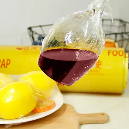 Jumbo Roll Compostable PVC Stretch Clingwrap for food packing