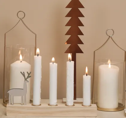 Wood Candle Holders Great for Home