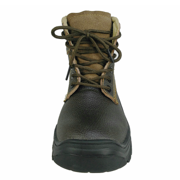 Защитная обувь на резиновой подошве с кожаной подкладкой