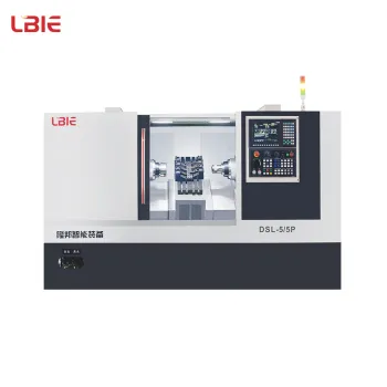 DSL-5/5P Dual-spindle Lathe CNC Lathe Machine Automatic Knife Arrangement CNC Slant Bed Lathe Machine