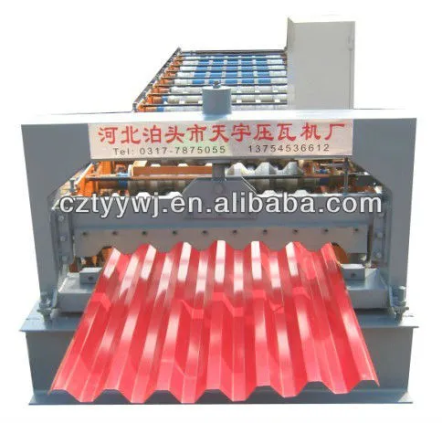 New design high speed roof cladding machine