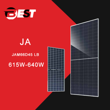 615W-640W JAM66D45 LB n وحدات زجاجية مزدوجة الوجه