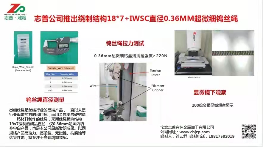 tungsten cable medical robot use